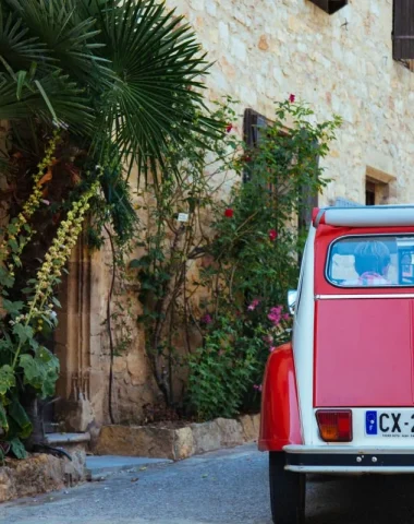 En 2CV dans le vignoble de Gaillac