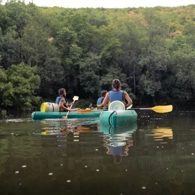 Descendre les Gorges de l’Aveyron en canoë