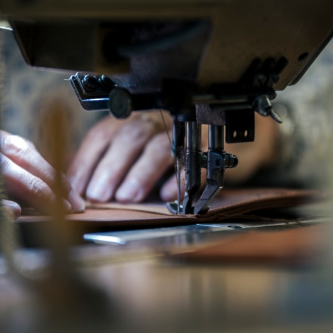 Artisan du cuir, Atelier Fourès à Graulhet