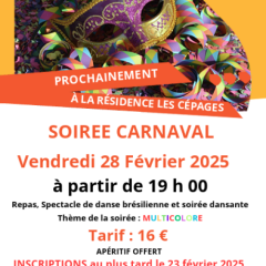 Le Voyage Multicolore ! Soirée Carnaval