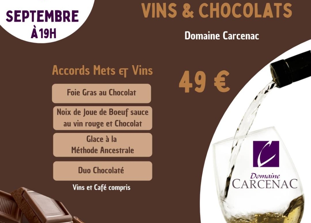 Soirée vin & chocolat