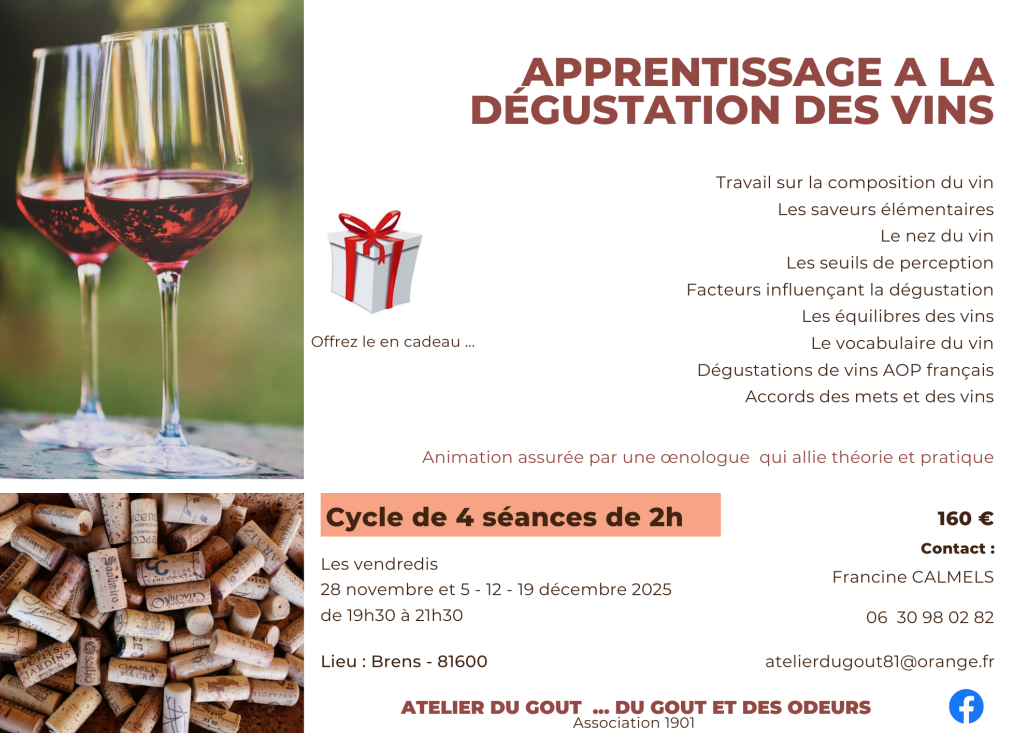 pprentissage à la dégustation des vins en 4 séances_Brens