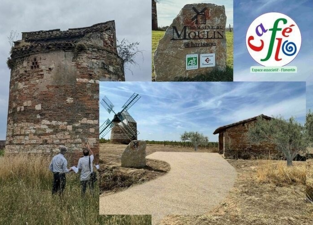 JEP : Visite commentée d'un chantier de restauration d'un moulin à vent et d'une cabane de vigne