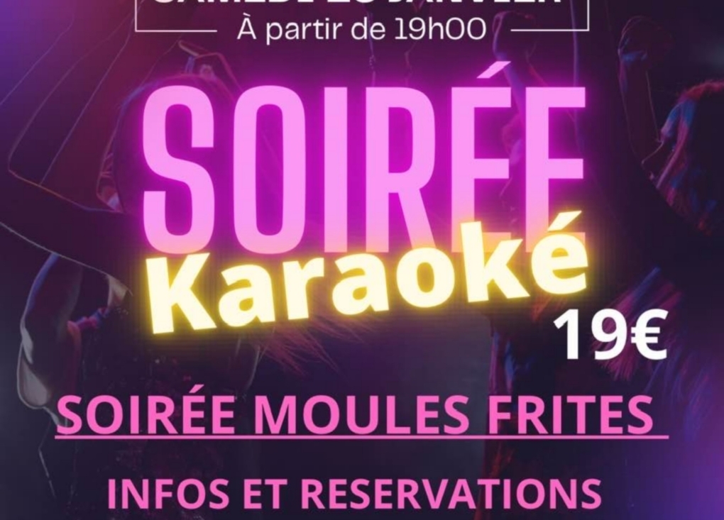 Soirée Karaoké et Moules Frites