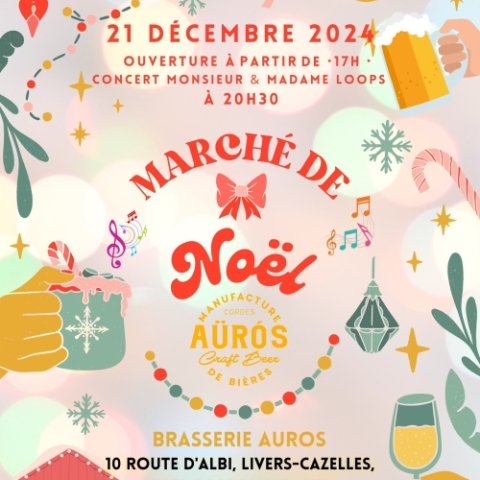 Marché de Noël - Brasserie Auros