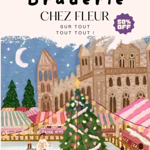 Braderie de noël -  Boutique de fleur