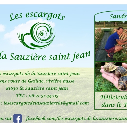 Les Escargots de la Sauzière Saint Jean