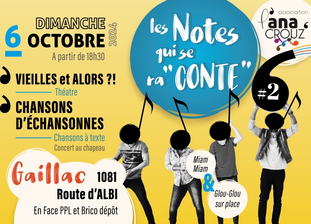 Les Notes qui se ra"Conte" - 2ème Édition - L'Anacrouz