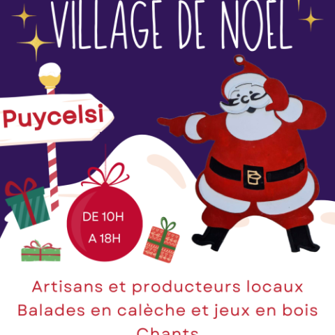 Village de Noël de Puycelsi