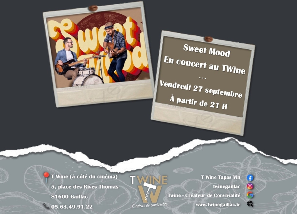 Concert "Sweet Mood" au T'Wine