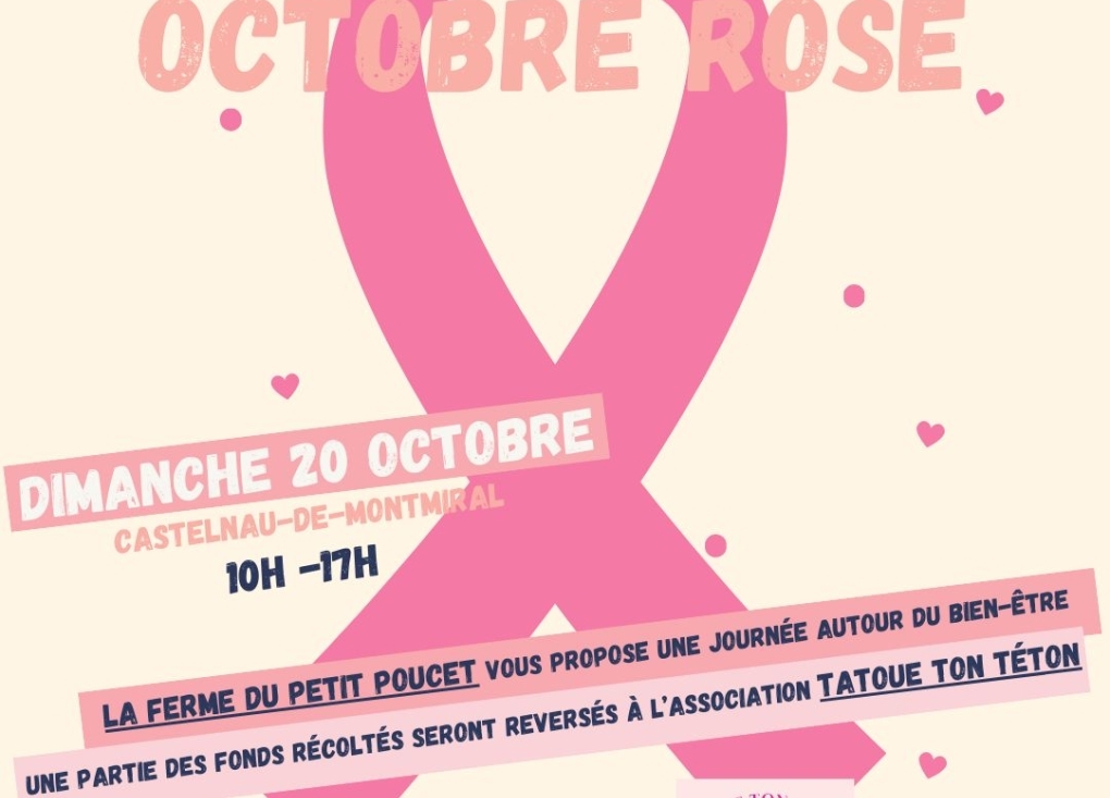 Octobre rose ferme du Petit Poucet