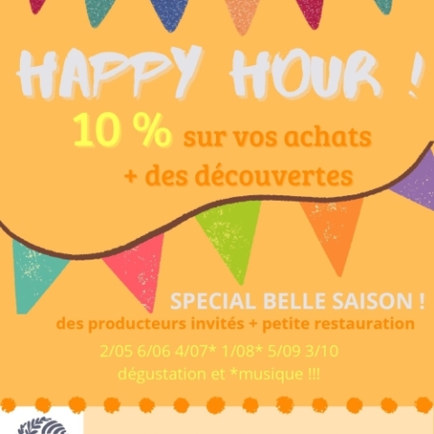 Happy Hour au Panier Naturel à Cordes sur Ciel