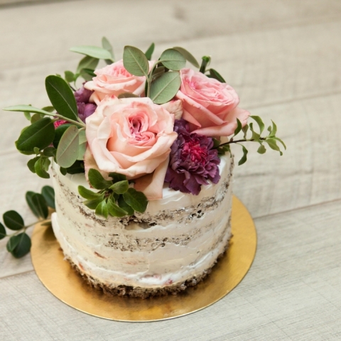 Atelier Art Floral - gâteau fleuri