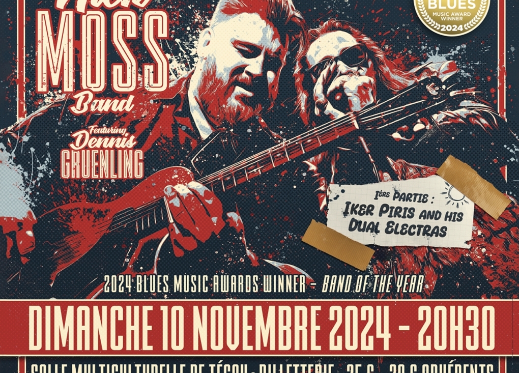 Técou en Blues #11 - The Nick Moss Band - Salle multiculturelle