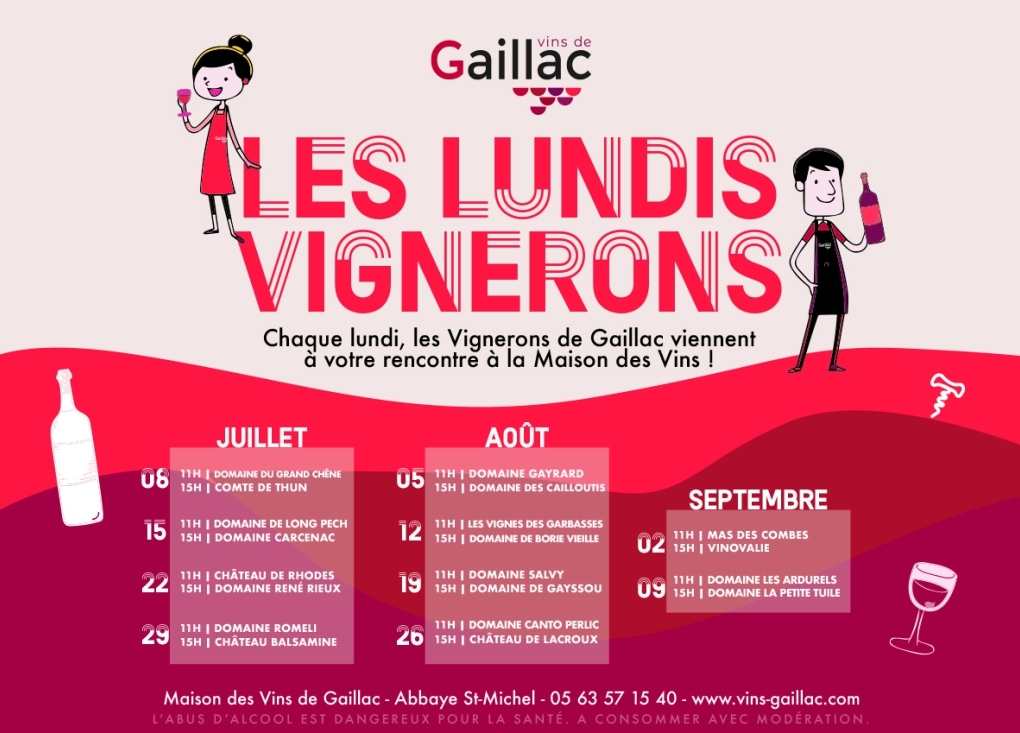 Lundis Vignerons - Maison des vins de Gaillac