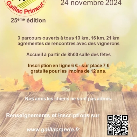 25ème édition de La Ronde du Gaillac Primeur®